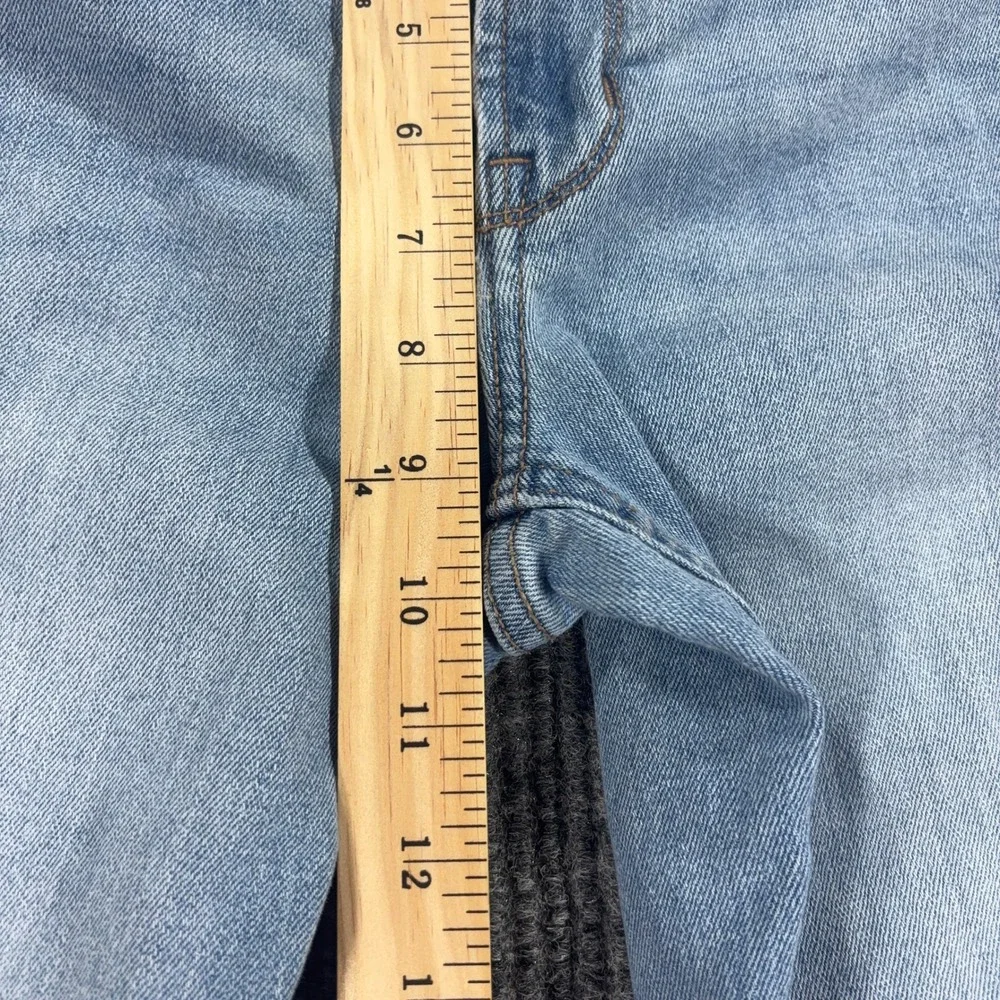 Old Navy Wow Flare Jeans Womens 0 Light Blue High Rise Stretch Denim 0807